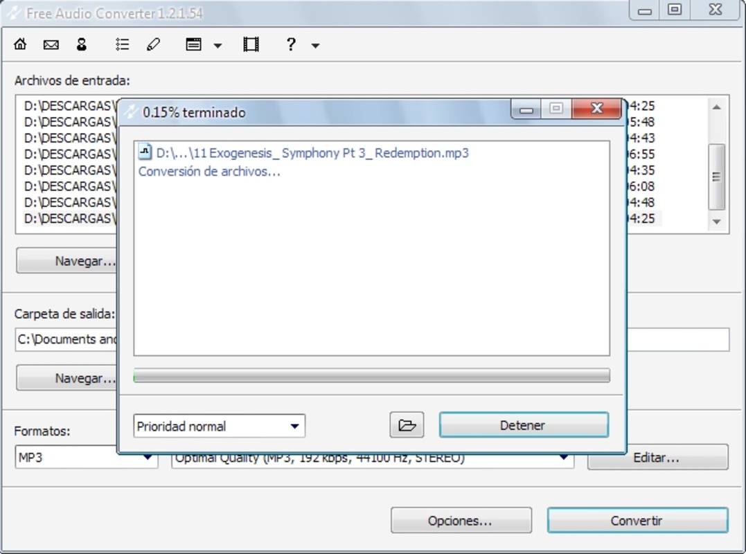 Free Audio Converter 5.1.7.215 for Windows Screenshot 2