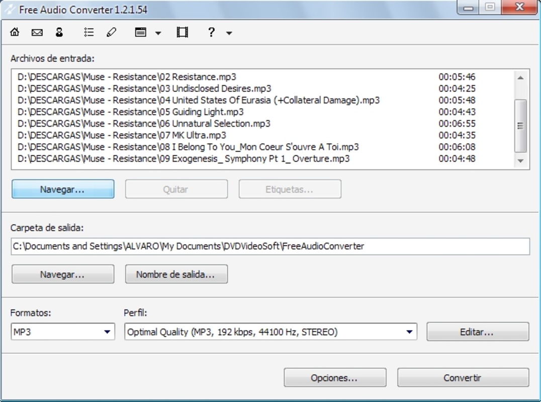 Free Audio Converter 5.1.7.215 for Windows Screenshot 4
