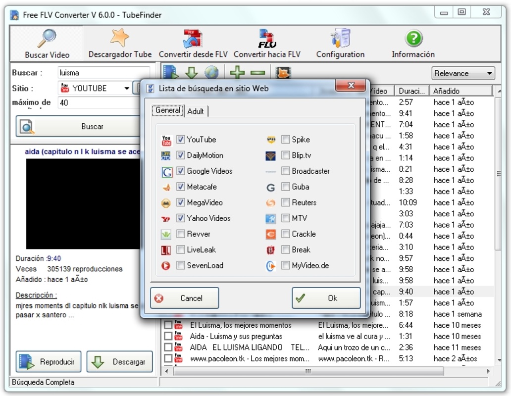 Free FLV Converter 7.3.0 for Windows Screenshot 2