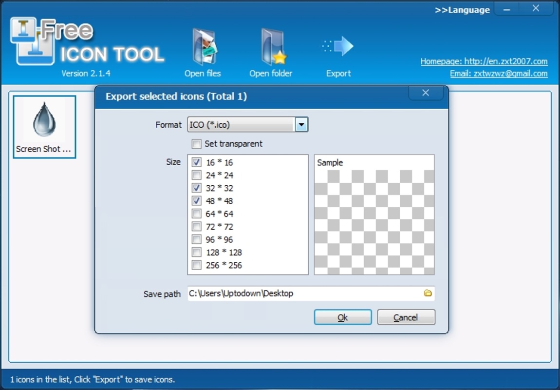 Free Icon Tool 2.1.5 for Windows Screenshot 2