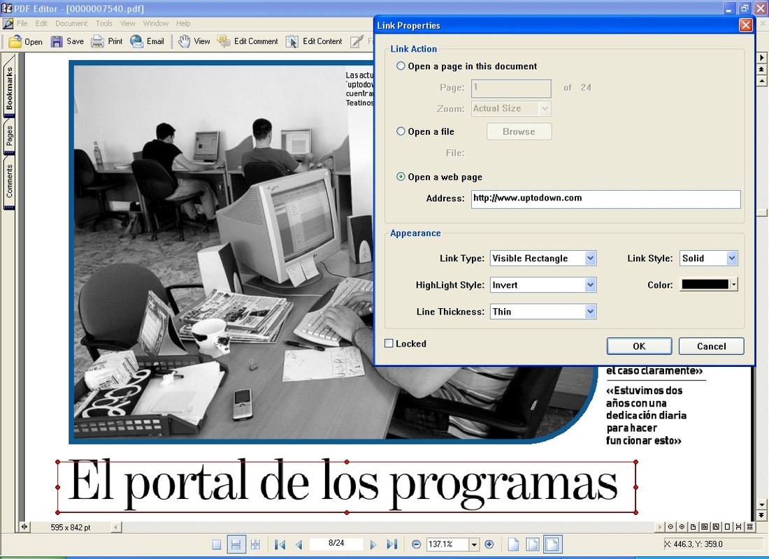 Free PDF Editor 4.1 for Windows Screenshot 3