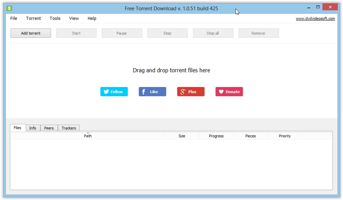 Free Torrent Download 1.0.68.627 for Windows Screenshot 1