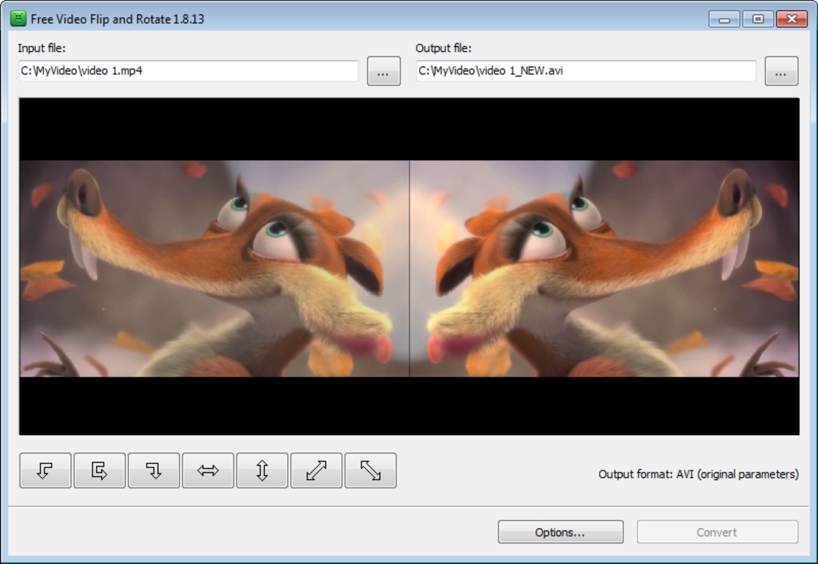 Free Video Flip and Rotate 2.2.37.627 feature