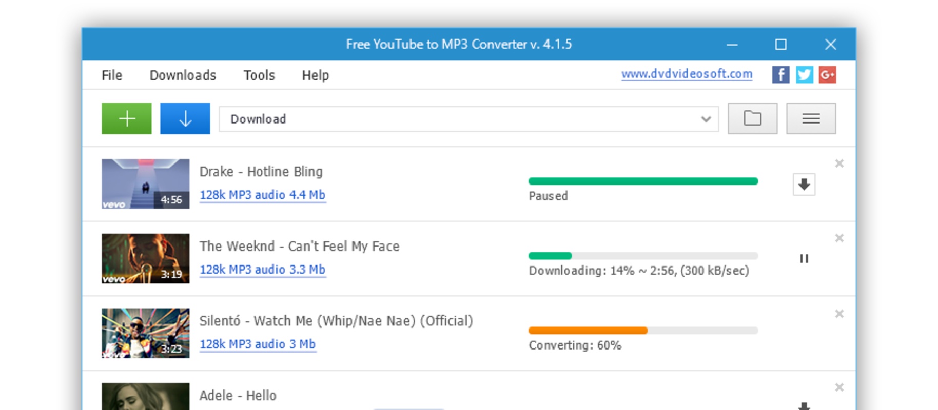 Free YouTube to MP3 Converter 4.1.75.426 feature