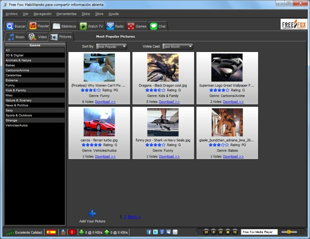 FreeFox 4.0 for Windows Screenshot 2