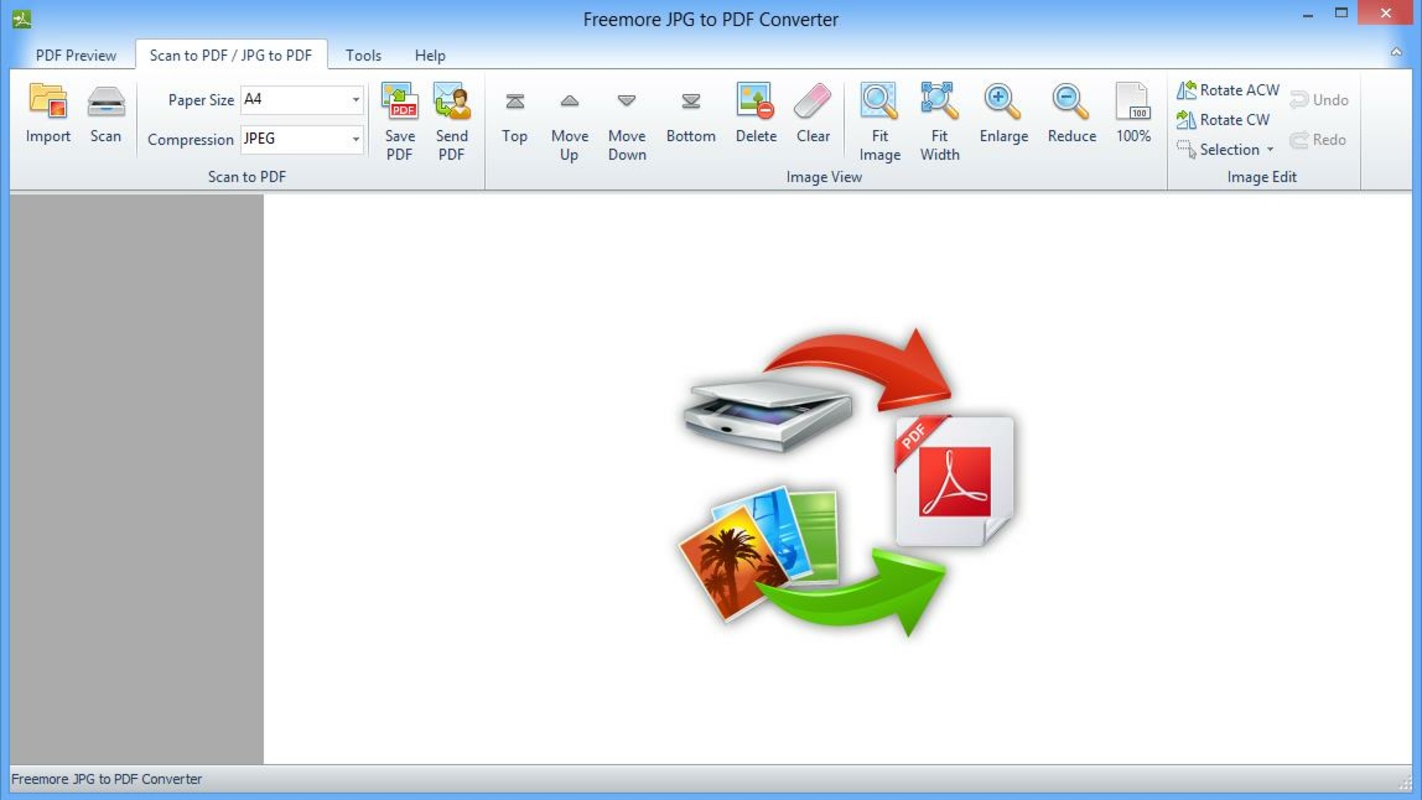 Freemore JPG to PDF Converter 4.2.1 for Windows Screenshot 2