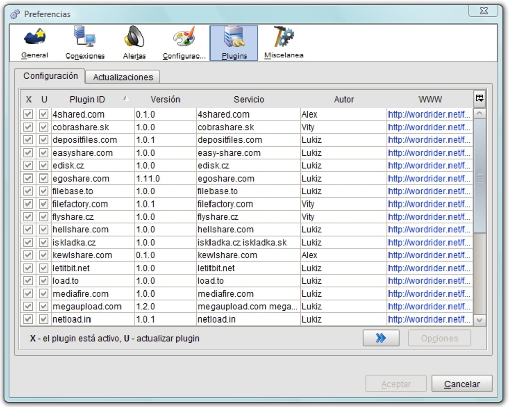 FreeRapid Downloader 0.82 for Windows Screenshot 2