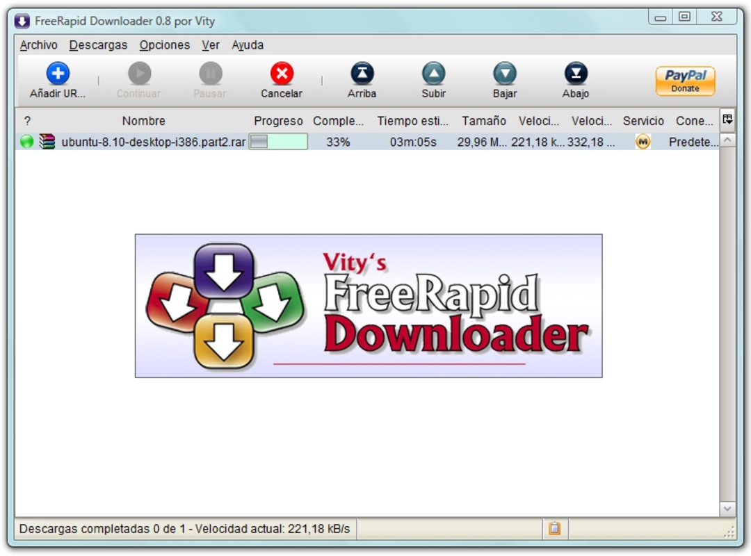 FreeRapid Downloader 0.82 for Windows Screenshot 8