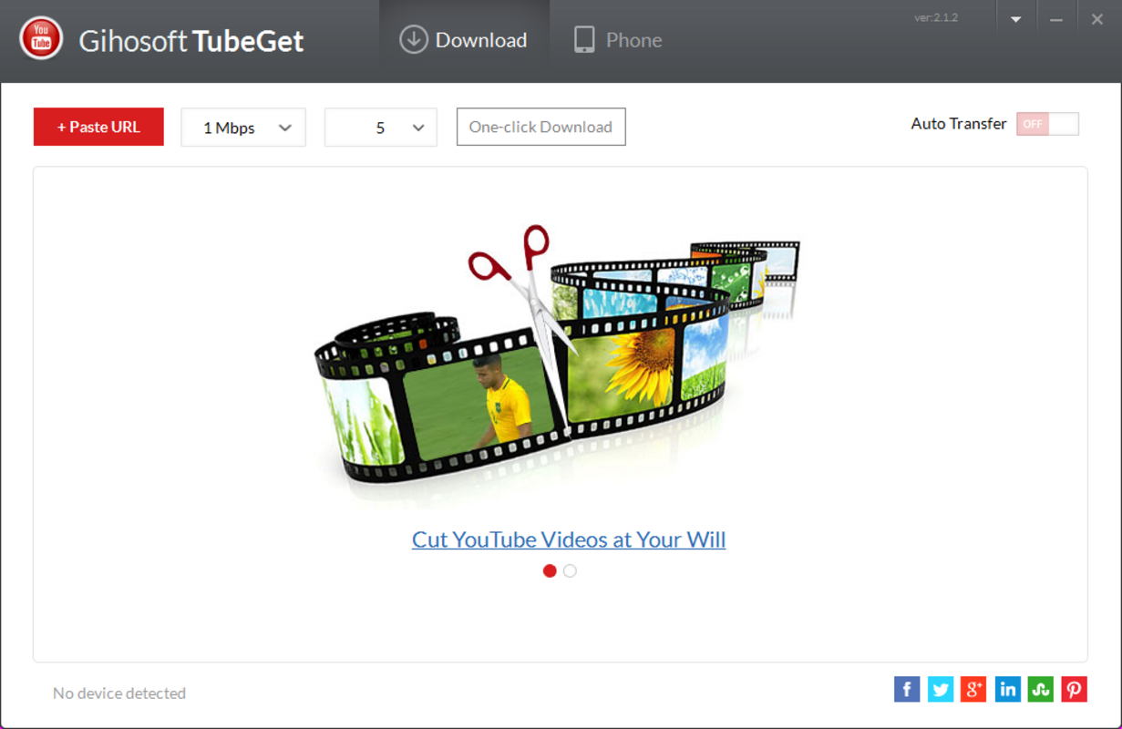 Gihosoft TubeGet Free YouTube Downloader 9.2.76 for Windows Screenshot 2