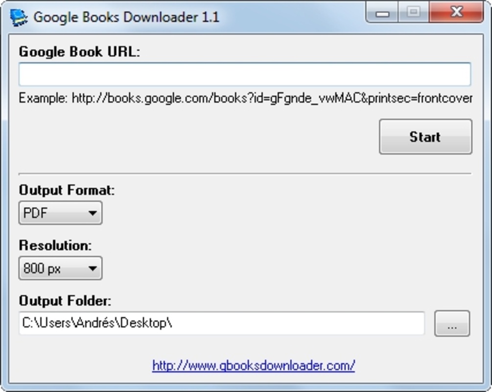 Google Books Downloader 2.7 feature