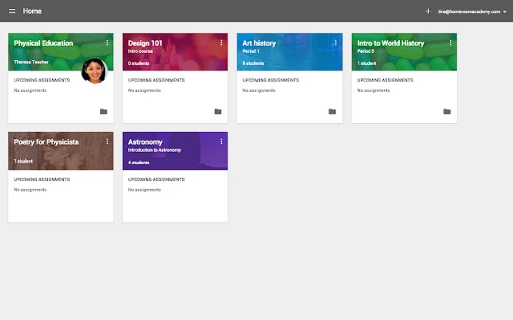 Google Classroom 1.8 for Windows Screenshot 1