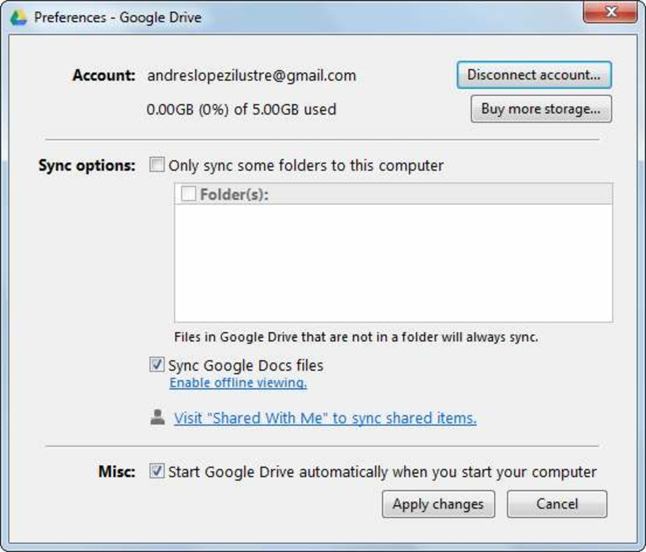 Google Drive 71.0 for Windows Screenshot 2