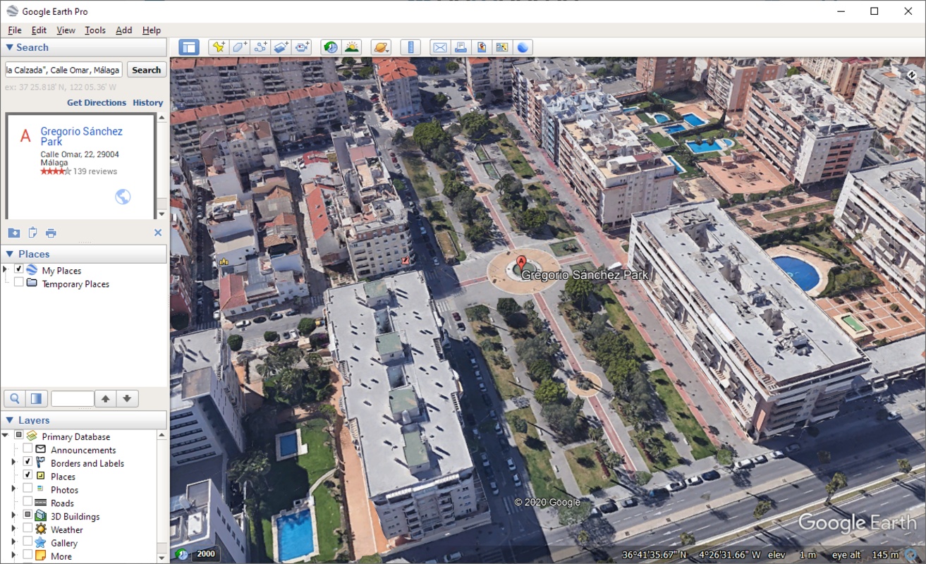 Google Earth 7.3.6.9345 for Windows Screenshot 4