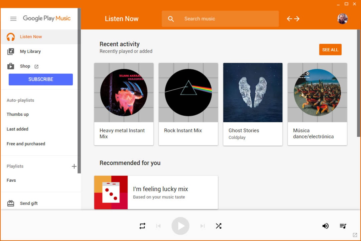 Google Play Music Desktop 3.0.0 (64-bit) for Windows Screenshot 5