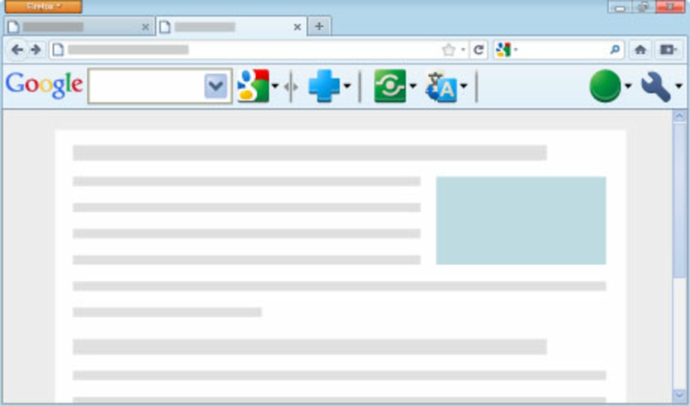 Google Toolbar for Firefox 5.0.20090122Wb2 for Windows Screenshot 1