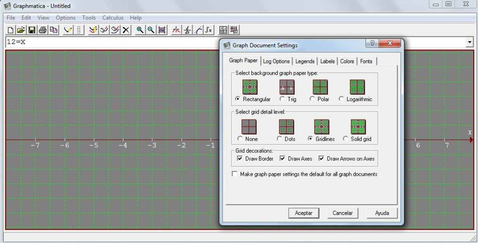 Graphmatica 2.4b for Windows Screenshot 3