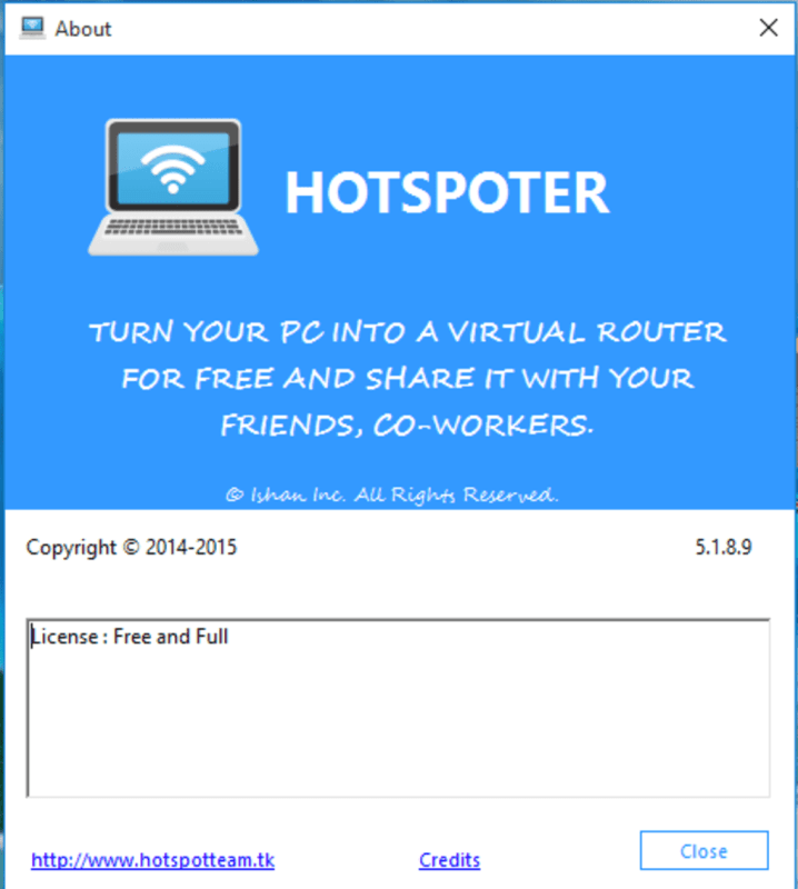 Hotspoter 5.1.8.9 for Windows Screenshot 2