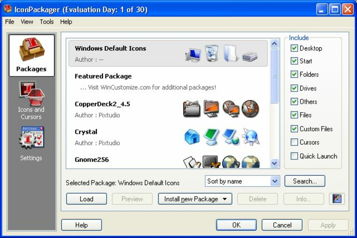 IconPackager 10.03 for Windows Screenshot 1