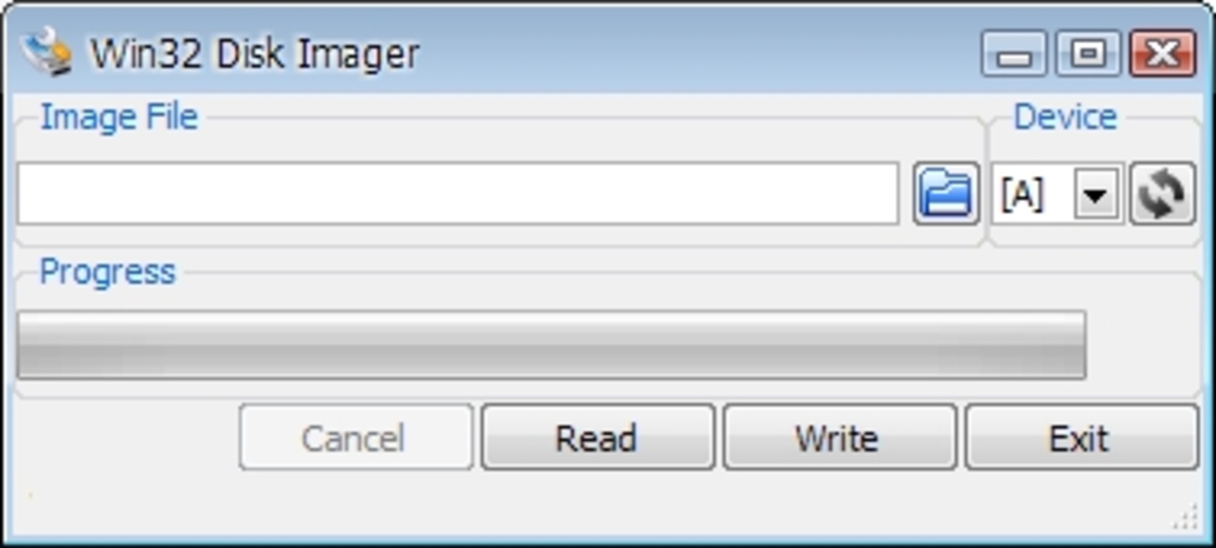 Image Writer 0.2-Alpha for Windows Screenshot 2