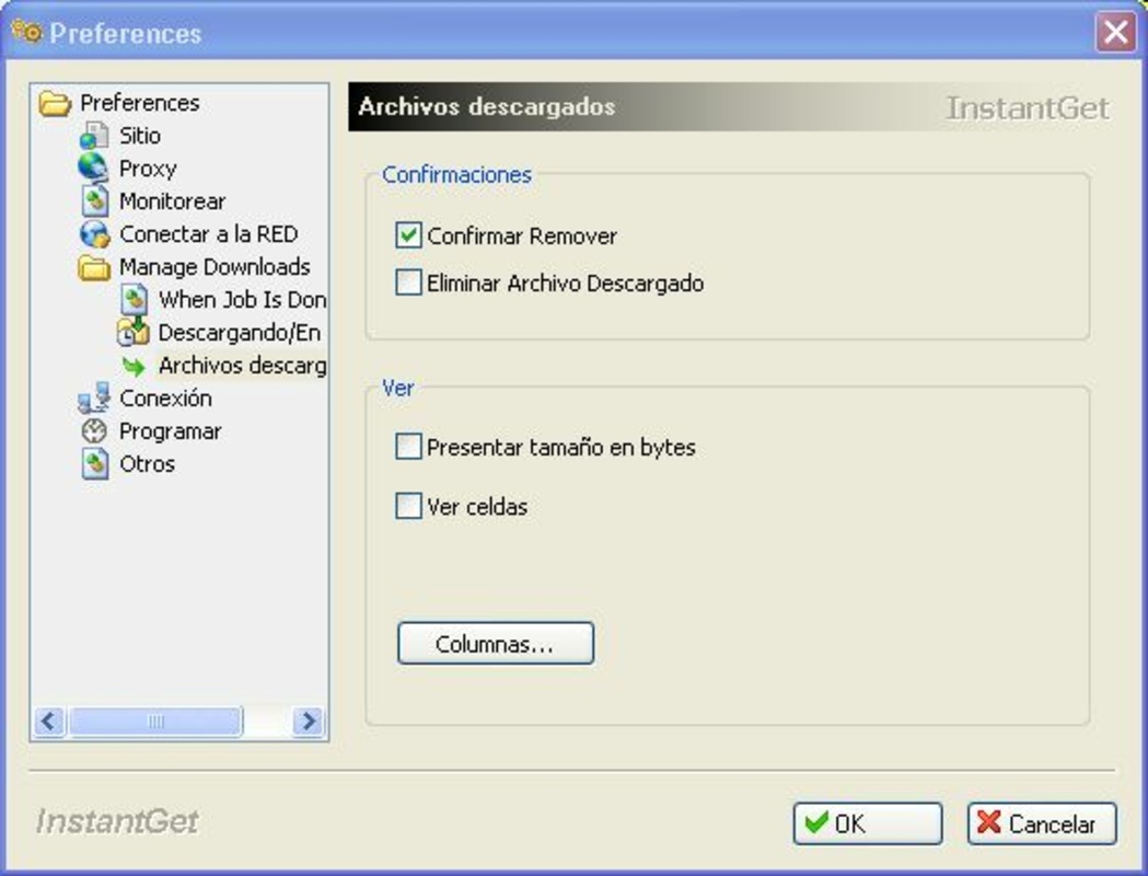 InstantGet 2.12 for Windows Screenshot 2