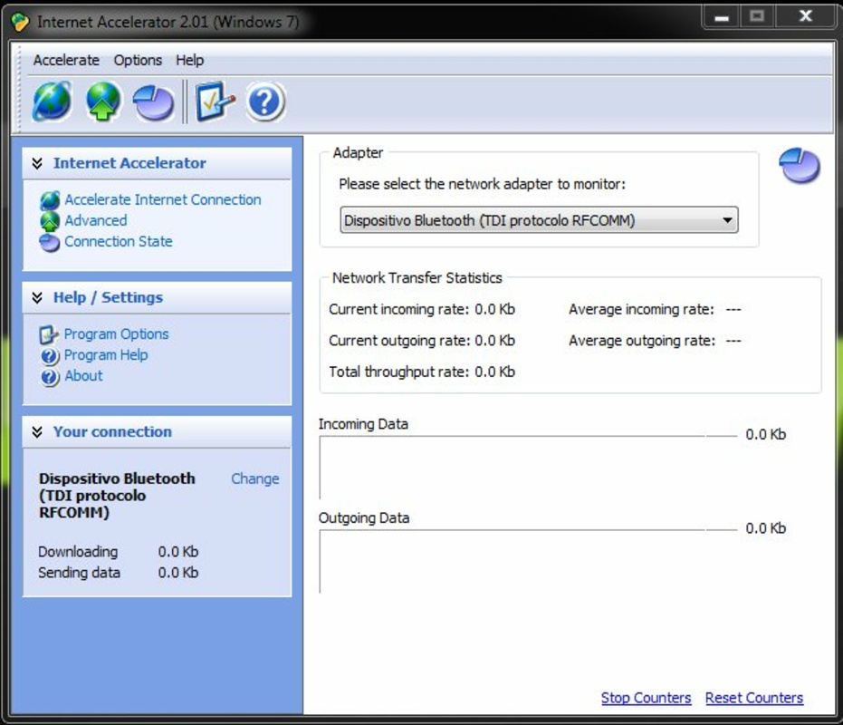 Internet Accelerator 2.0.3.90 for Windows Screenshot 2