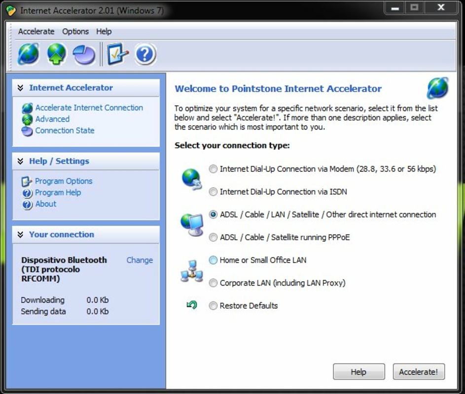 Internet Accelerator 2.0.3.90 for Windows Screenshot 4