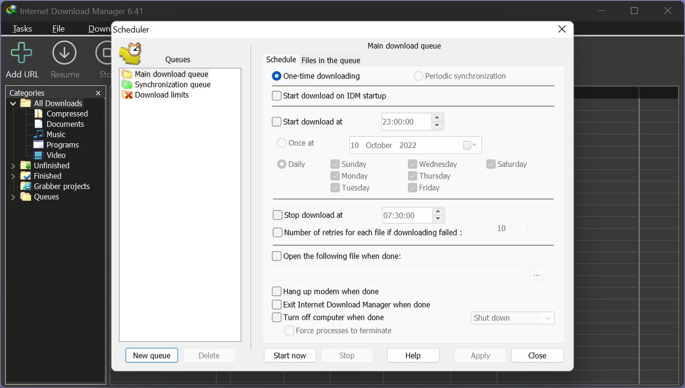 Internet Download Manager 6.41 Build 11 for Windows Screenshot 2