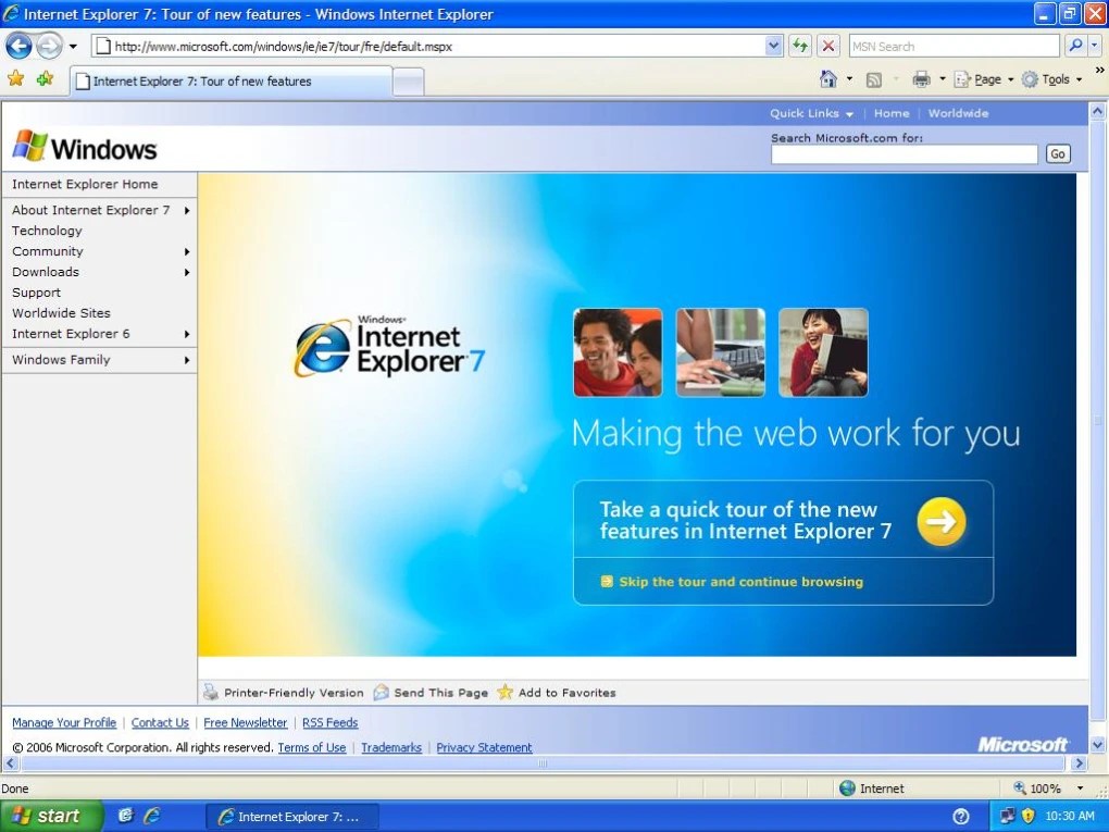 Internet Explorer 7 7.0 for Windows Screenshot 7