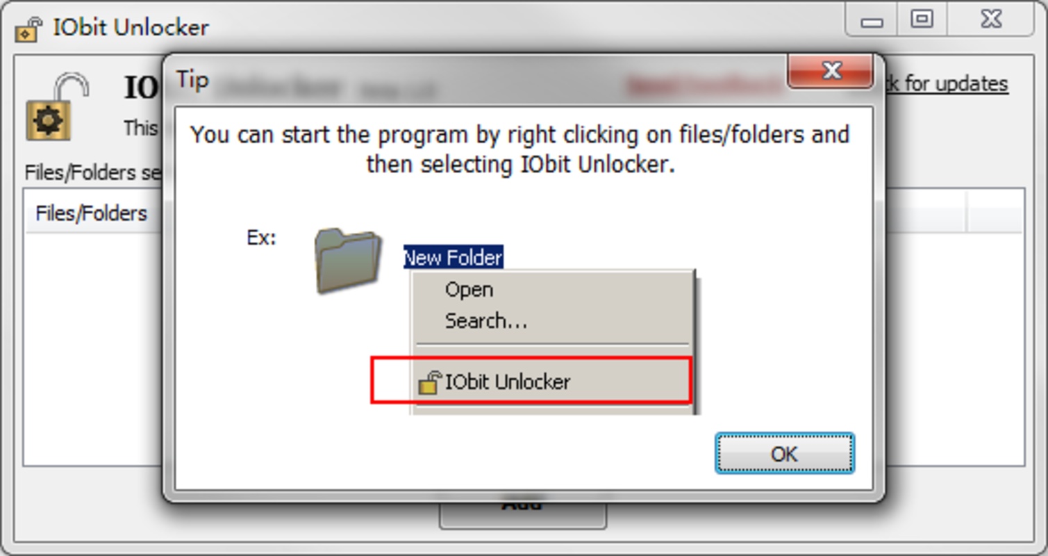 IObit Unlocker 1.3.0 for Windows Screenshot 4