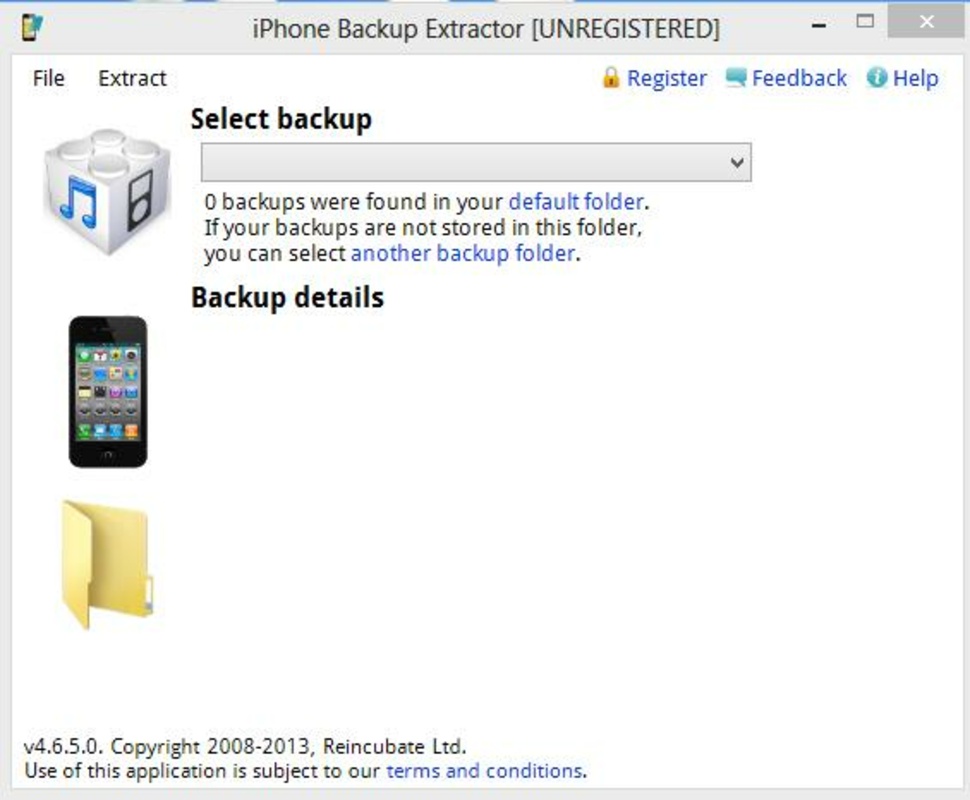iPhone Backup Extractor 7.7.41.8506 feature