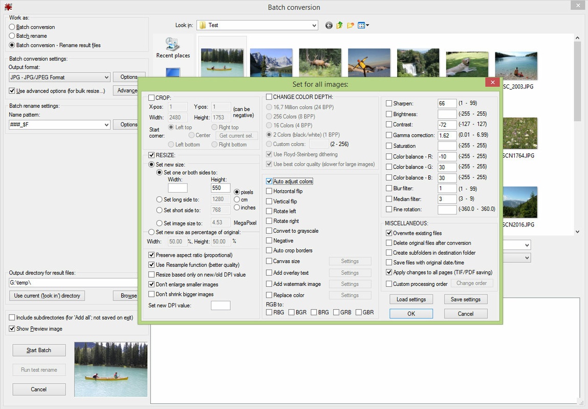 IrfanView 4.62 for Windows Screenshot 5
