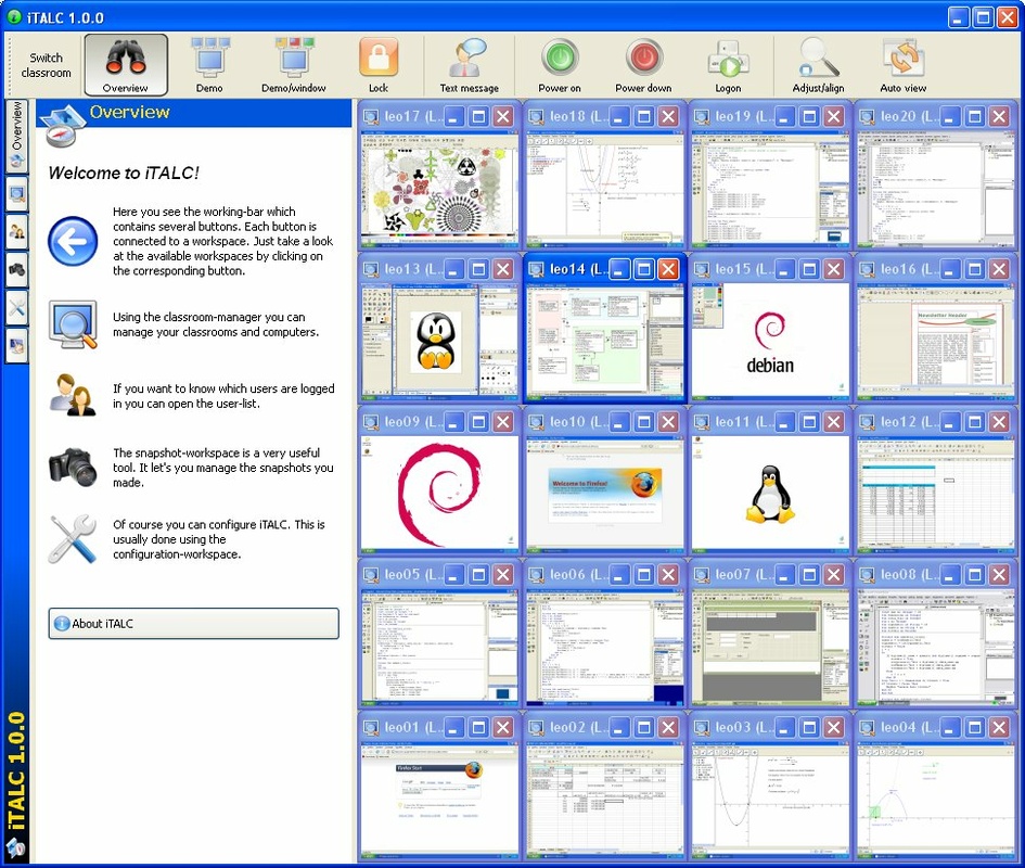 iTALC 2.0.2 for Windows Screenshot 1
