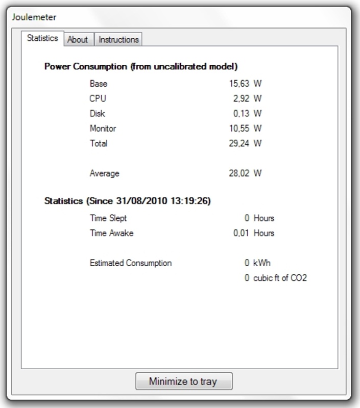 Joulemeter  for Windows Screenshot 4