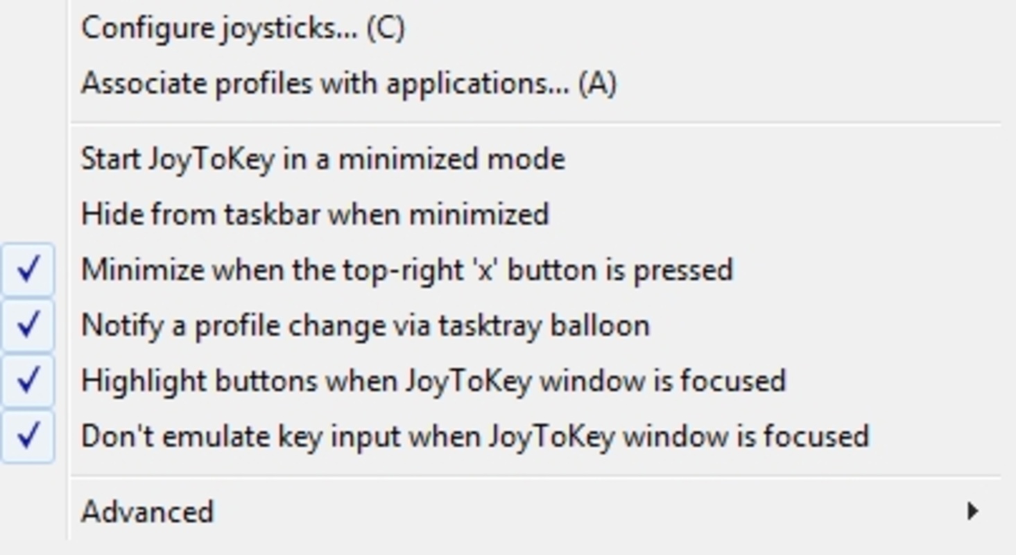 JoyToKey 6.9.1 feature