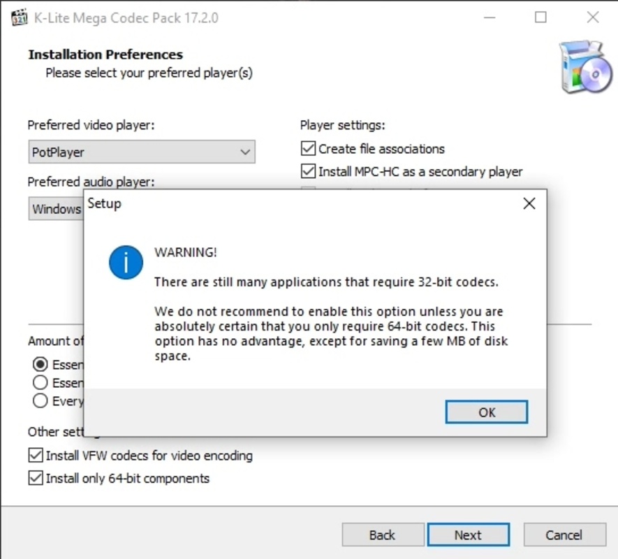 K-Lite Codec Pack (Mega) 17.5.0 for Windows Screenshot 5