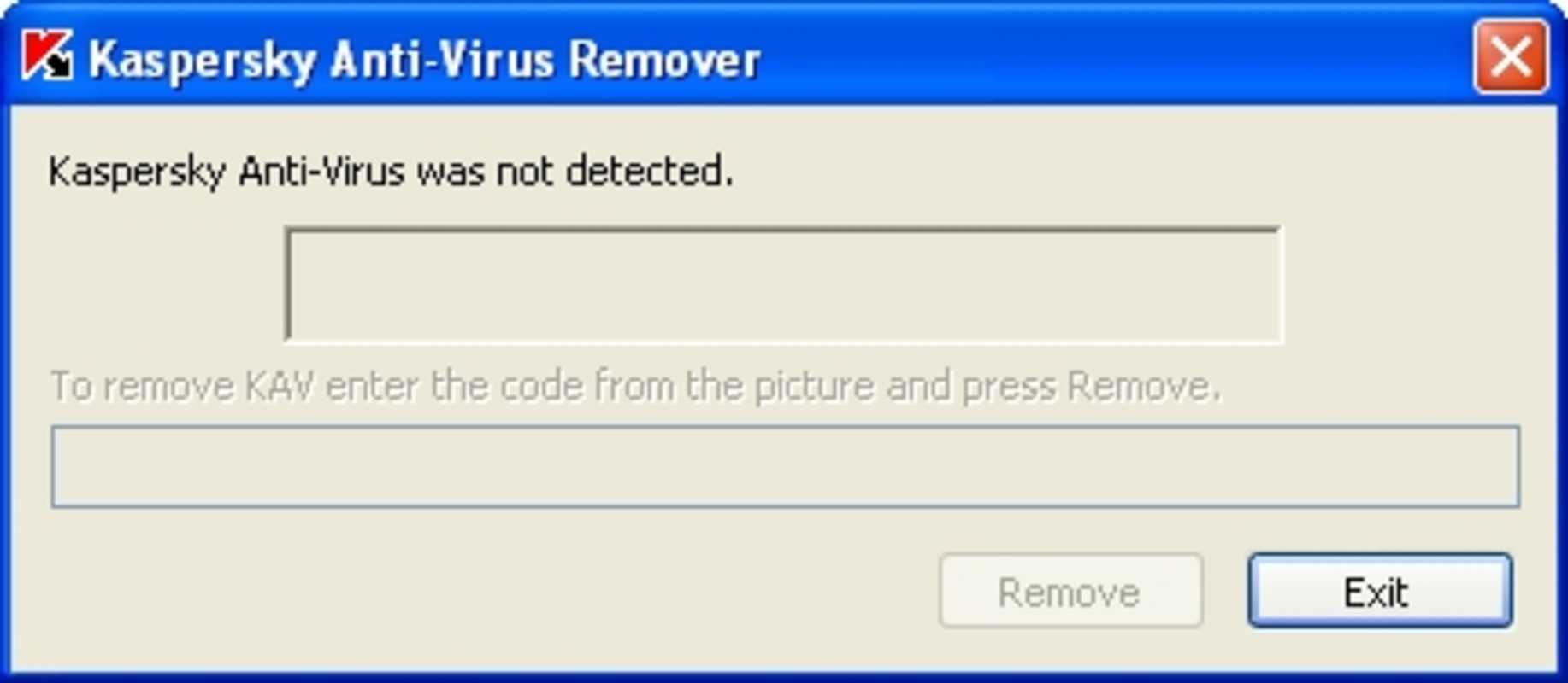 Removal tool for Kaspersky (kavremover) 1.0.3666.0 feature