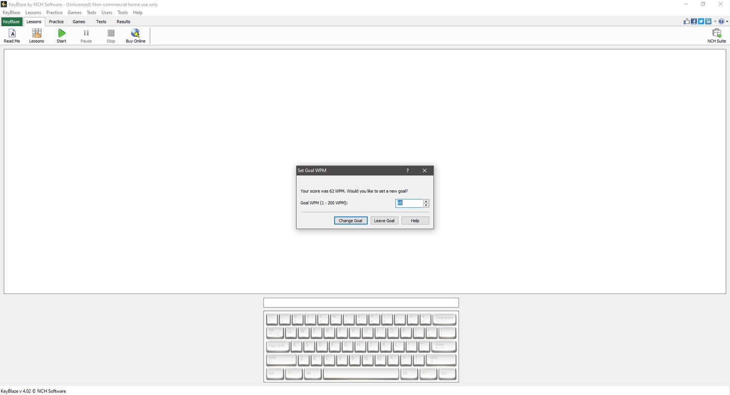 KeyBlaze Free Typing Tutor 4.02 for Windows Screenshot 2