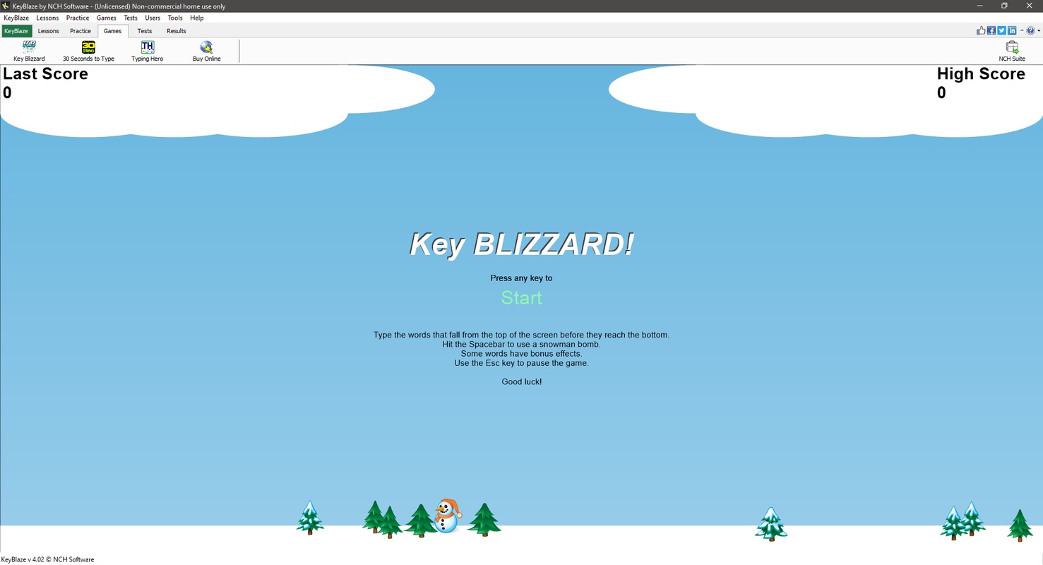 KeyBlaze Free Typing Tutor 4.02 for Windows Screenshot 5