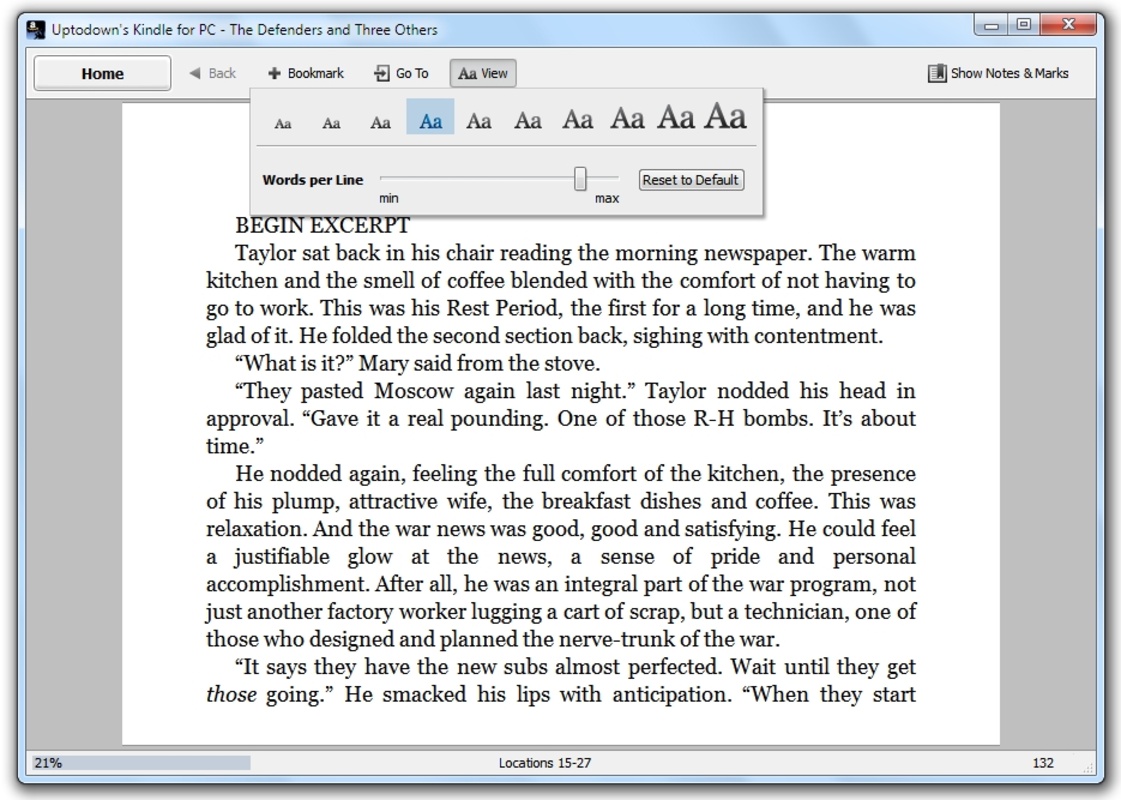 Kindle for PC 1.40.65466 for Windows Screenshot 4