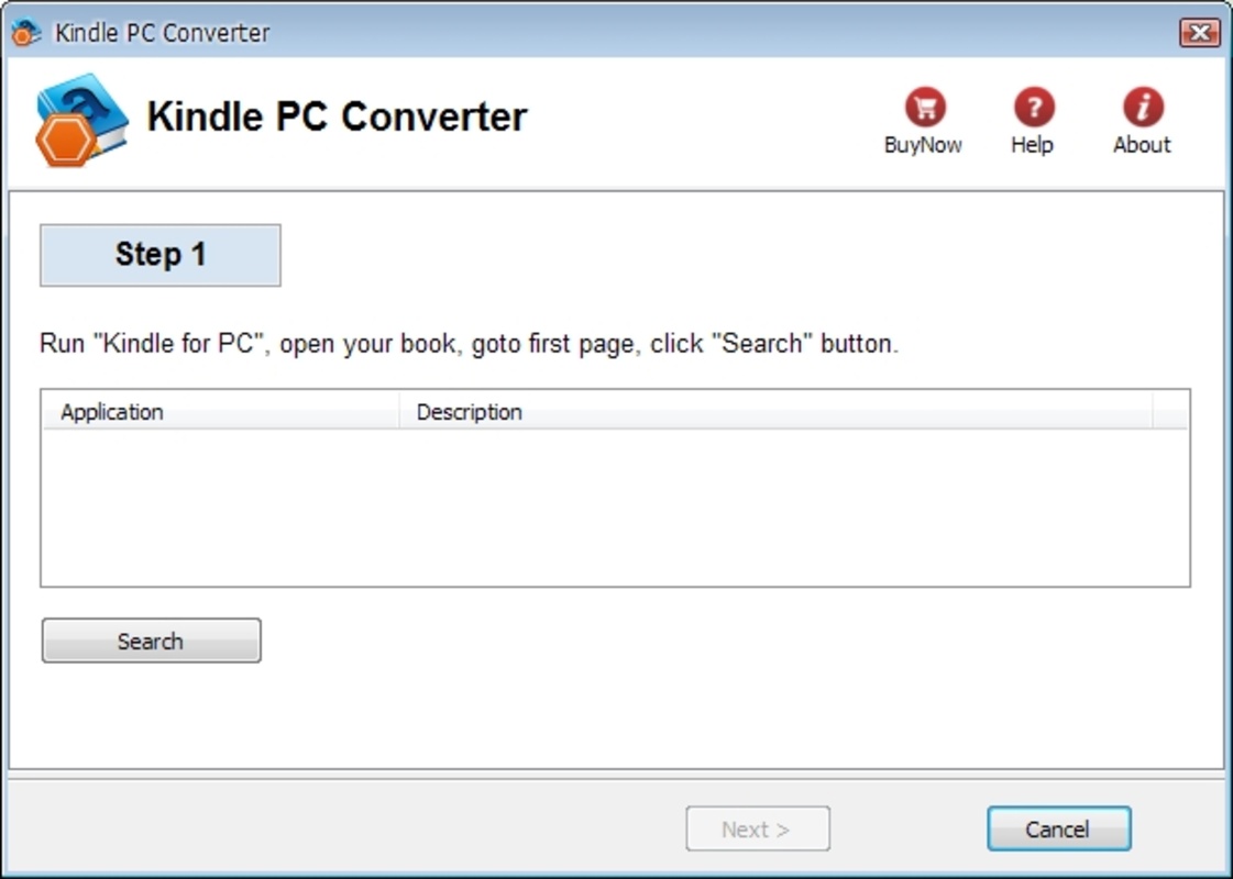 Kindle PC Converter 1.4.0 feature