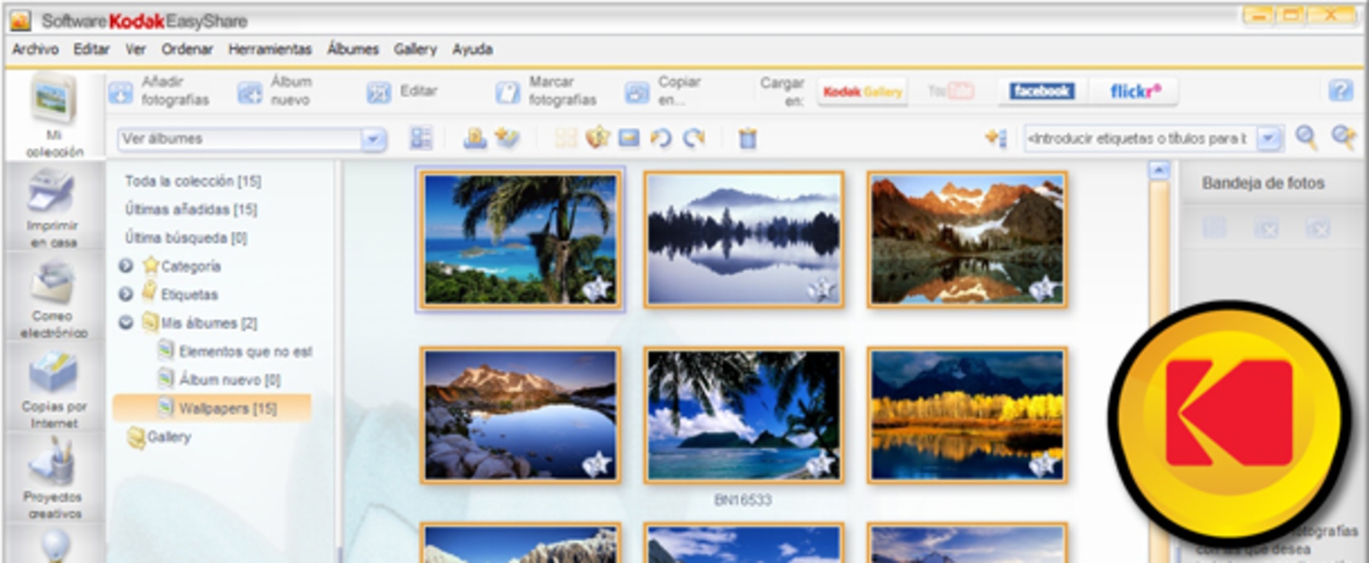 Kodak EasyShare 8.2 for Windows Screenshot 1