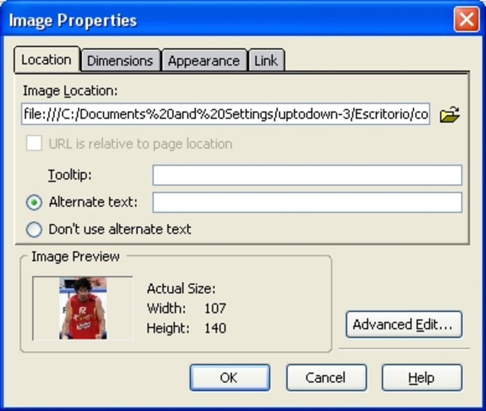 KompoZer 0.8b3 for Windows Screenshot 2