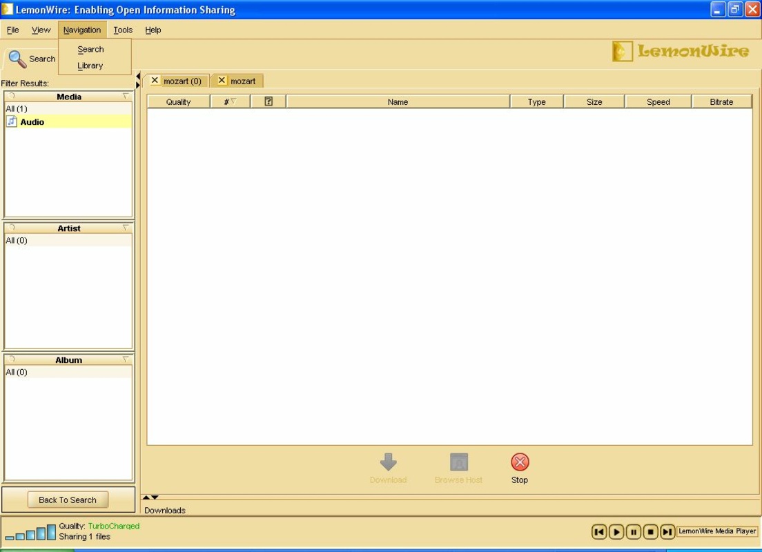 LemonWire 5.7.3 for Windows Screenshot 1