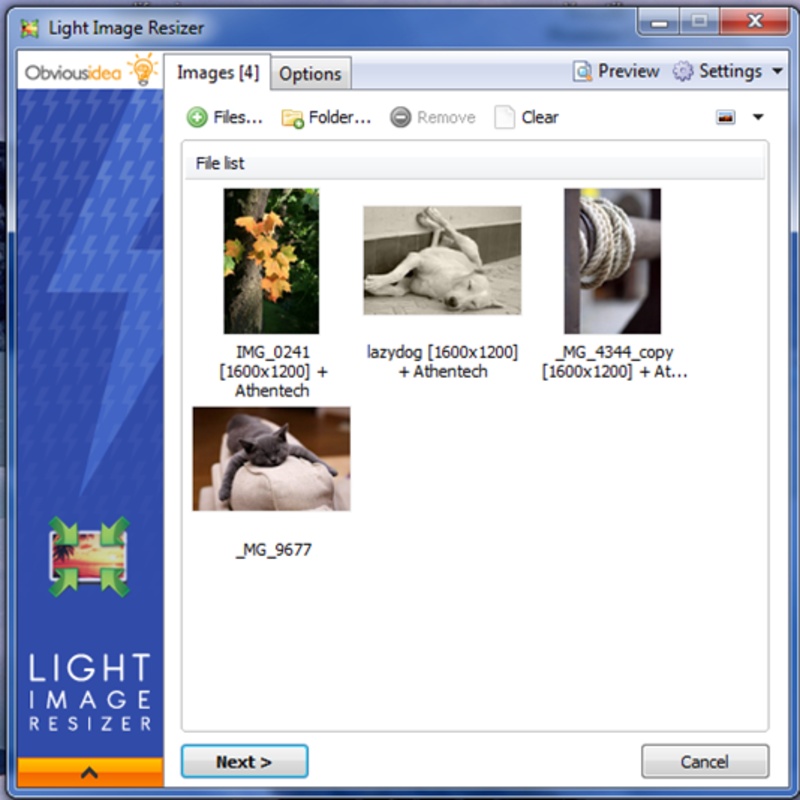 Light Image Resizer 6.1.6.0 feature
