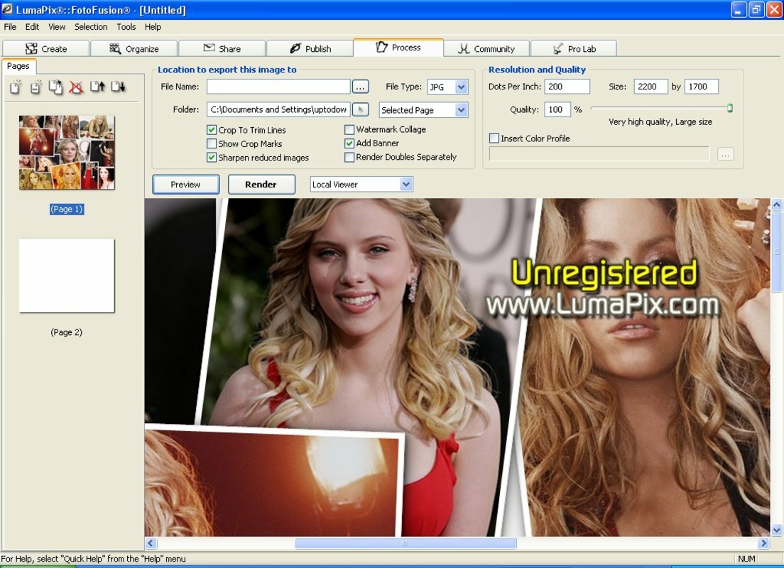 Lumapix FotoFusion 5.5 Build 508688 for Windows Screenshot 5