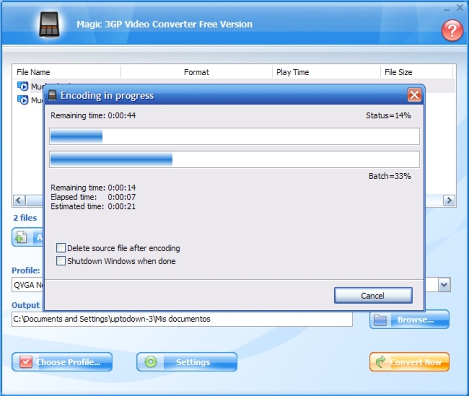 Magic 3GP Video Converter 8.04.24 for Windows Screenshot 2