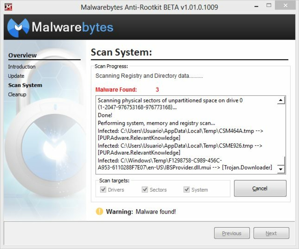 Malwarebytes Anti-Rootkit 1.10.3.1001 for Windows Screenshot 2