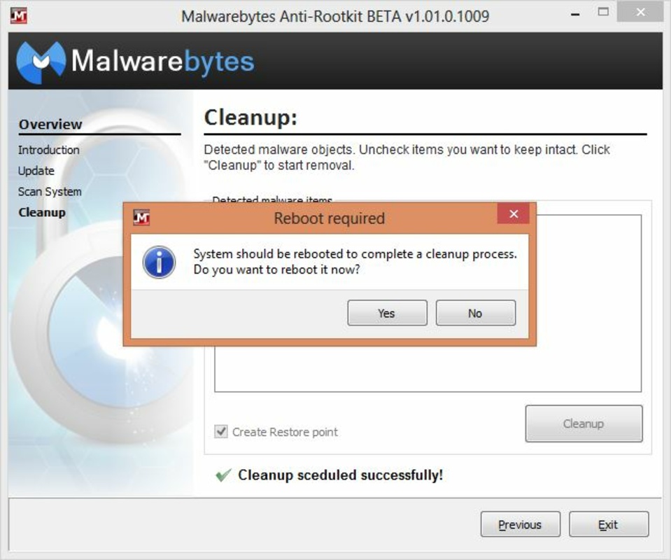 Malwarebytes Anti-Rootkit 1.10.3.1001 for Windows Screenshot 4