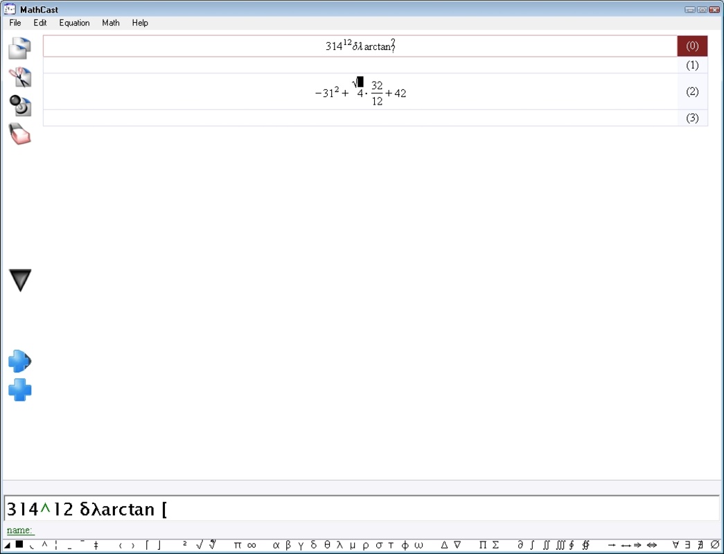 MathCast 0.89 for Windows Screenshot 1