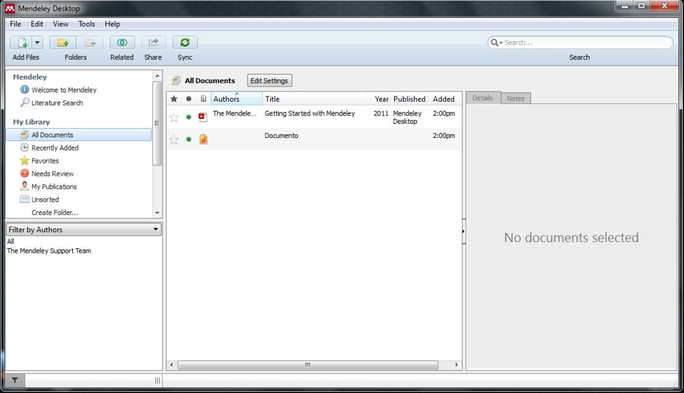 Mendeley Desktop 2.61.1 Screenshots for Windows Screenshot 5